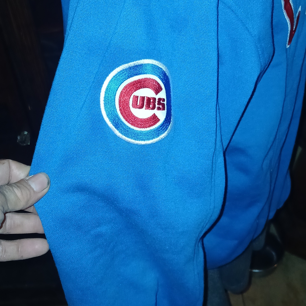 Stitches Royal Blue Cubs Logo Jacket